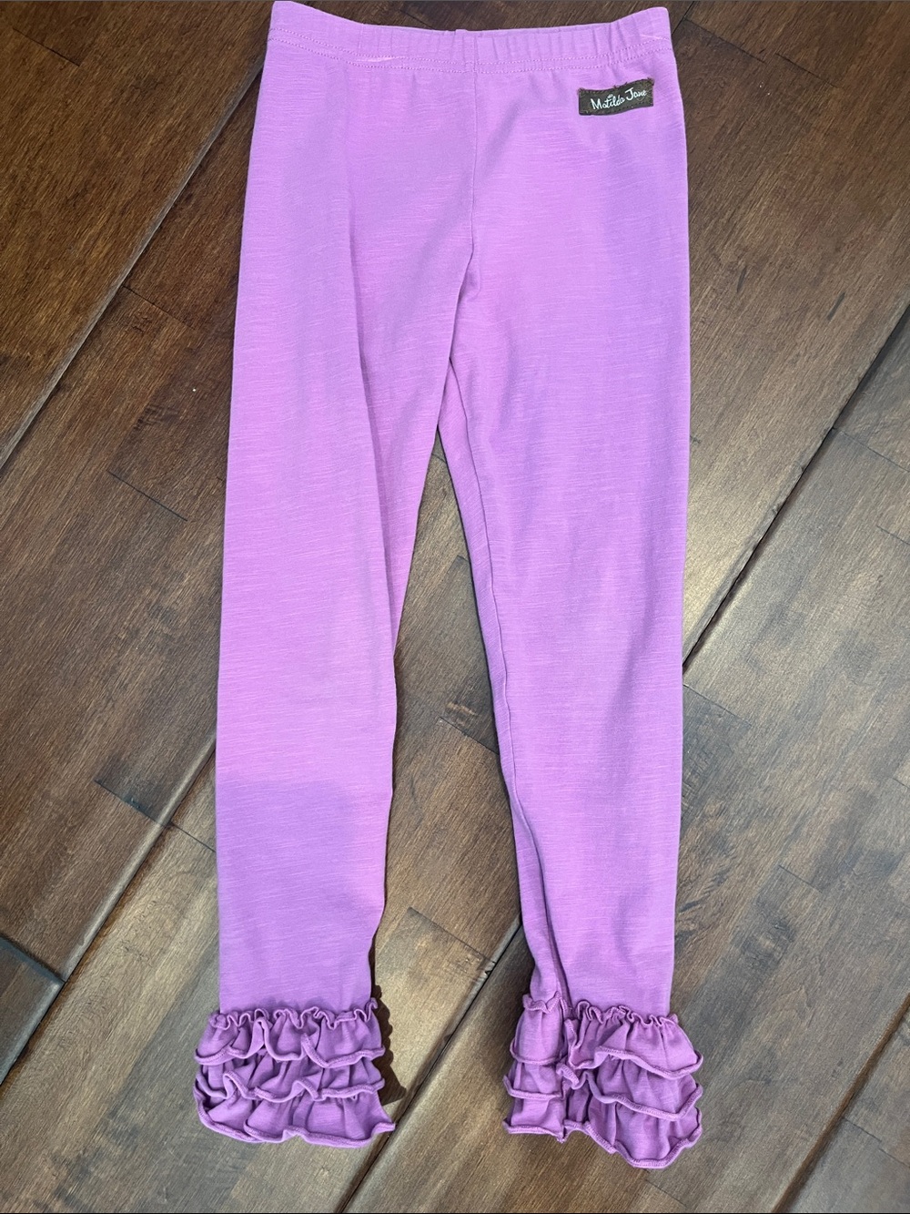 Matilda Jane purple Ruffle Hem Leggings